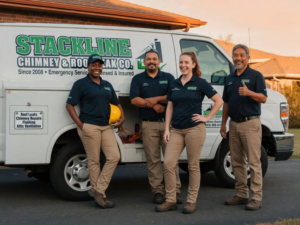 Chimney flashing repair company in Janesville, IA